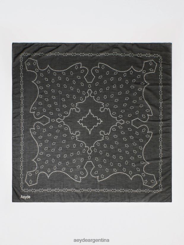 accesorio Aeyde Dallas algodón/seda negro 84XPRH303