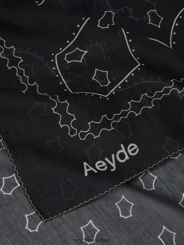 accesorio Aeyde Dallas algodón/seda negro 84XPRH303