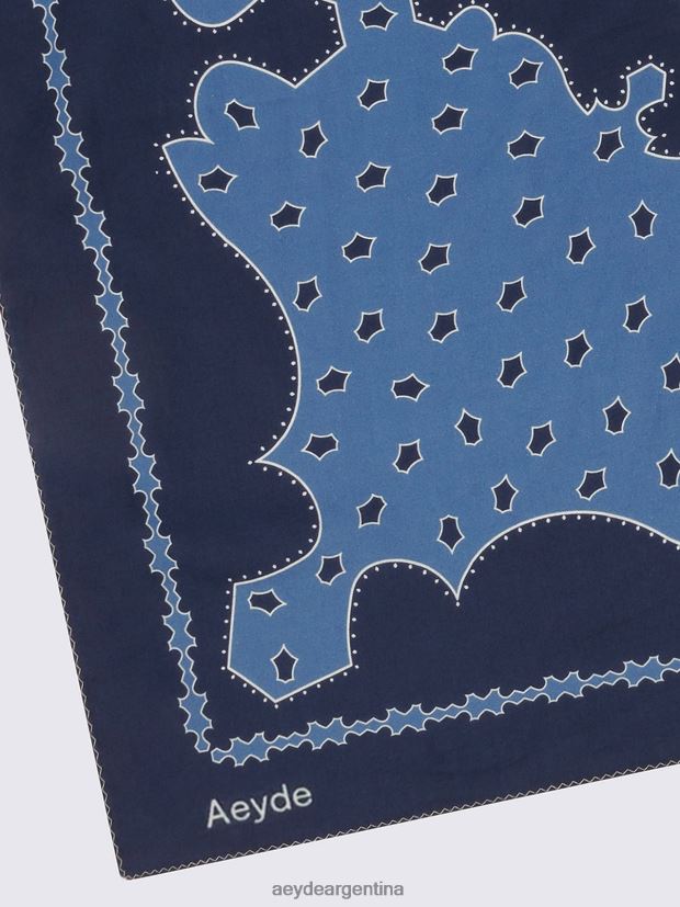 accesorio Aeyde dakota algodón azul marino/gris pizarra 84XPRH301
