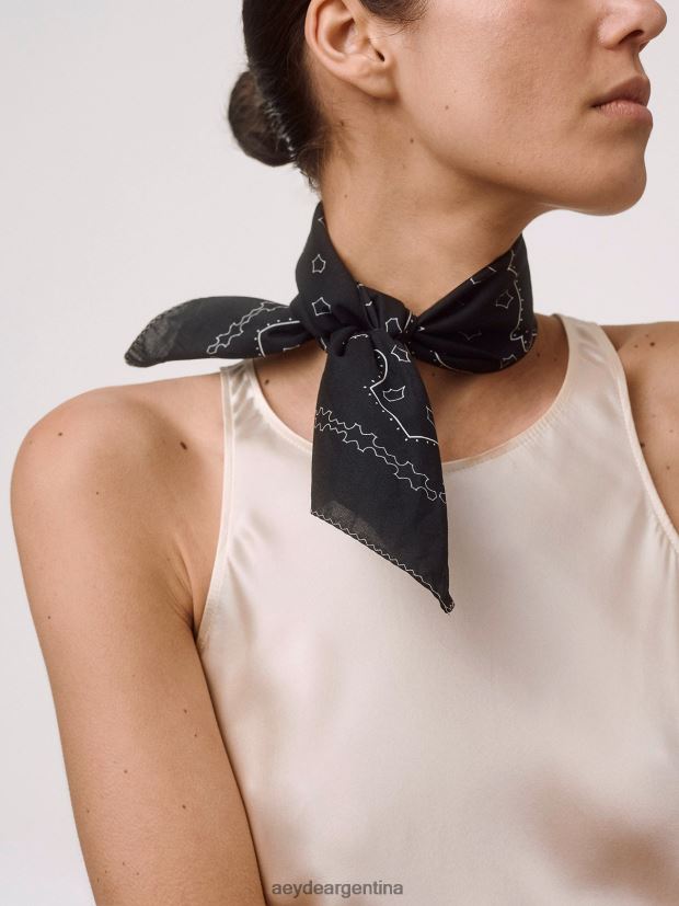 accesorio Aeyde dakota algodón negro 84XPRH298