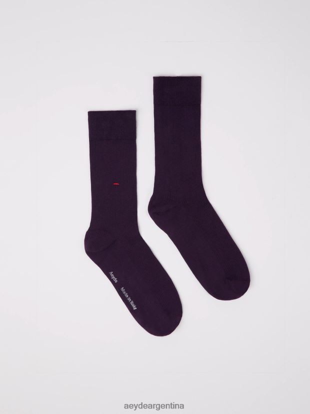 accesorio Aeyde jamie algodón egipcio morado 84XPRH308