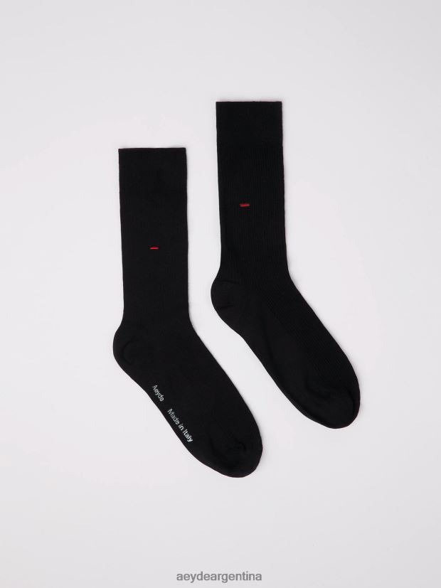 accesorio Aeyde jamie algodón egipcio negro 84XPRH305