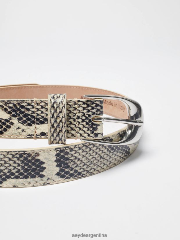 accesorio Aeyde leona serpiente cremosa 84XPRH135