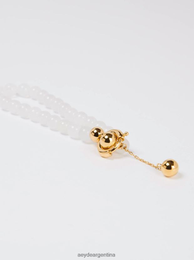 accesorio Aeyde set jade blanco dorado 84XPRH125