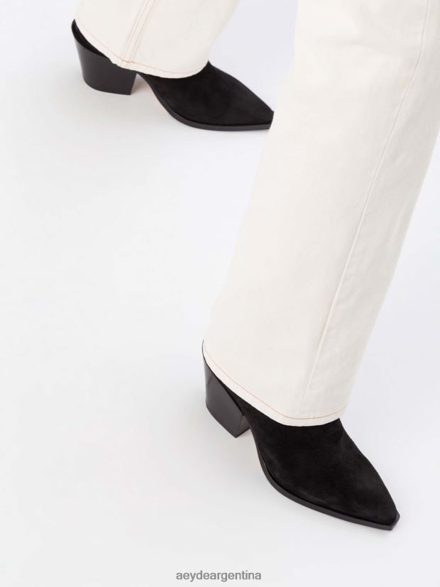 calzado Aeyde kate ante negro 84XPRH42