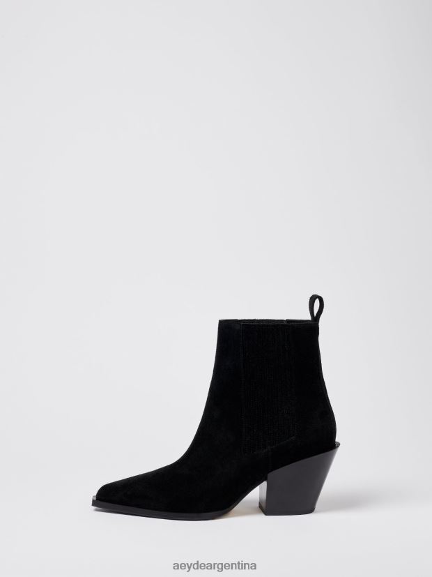calzado Aeyde kate ante negro 84XPRH42