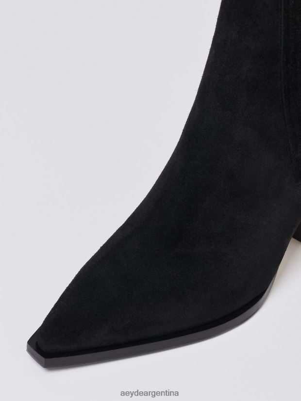 calzado Aeyde kate ante negro 84XPRH42