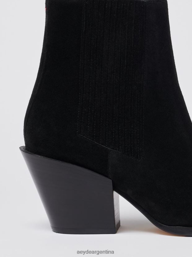 calzado Aeyde kate ante negro 84XPRH42