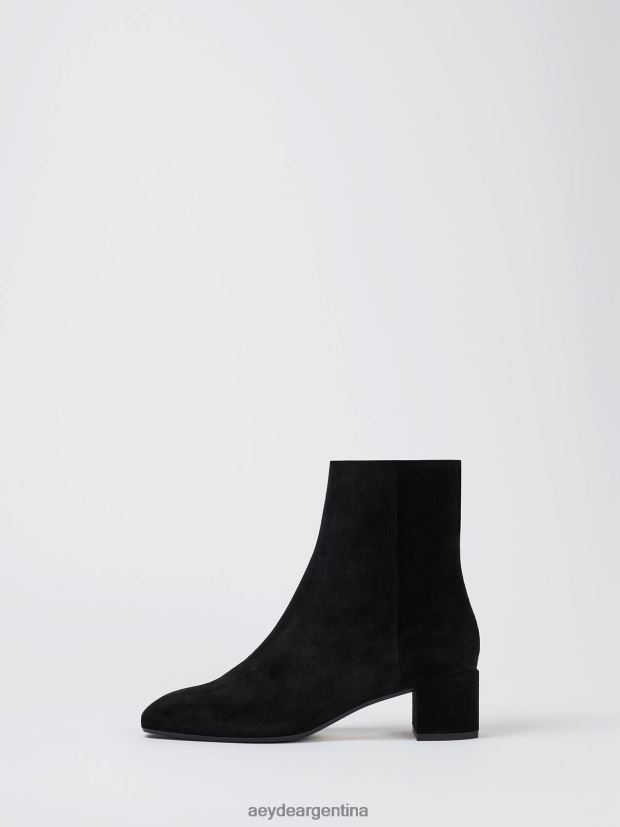 calzado Aeyde lino ante negro 84XPRH115