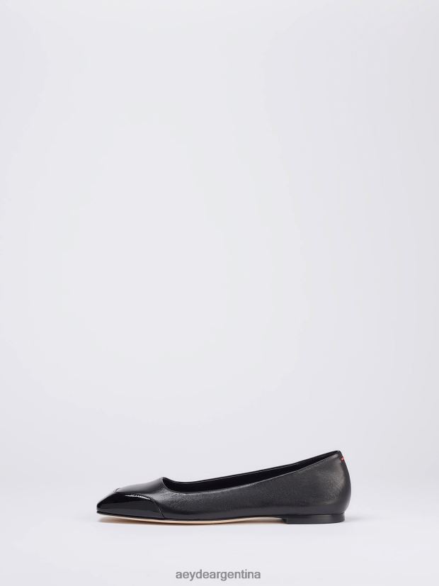 calzado Aeyde iris napa negra/charol 84XPRH183