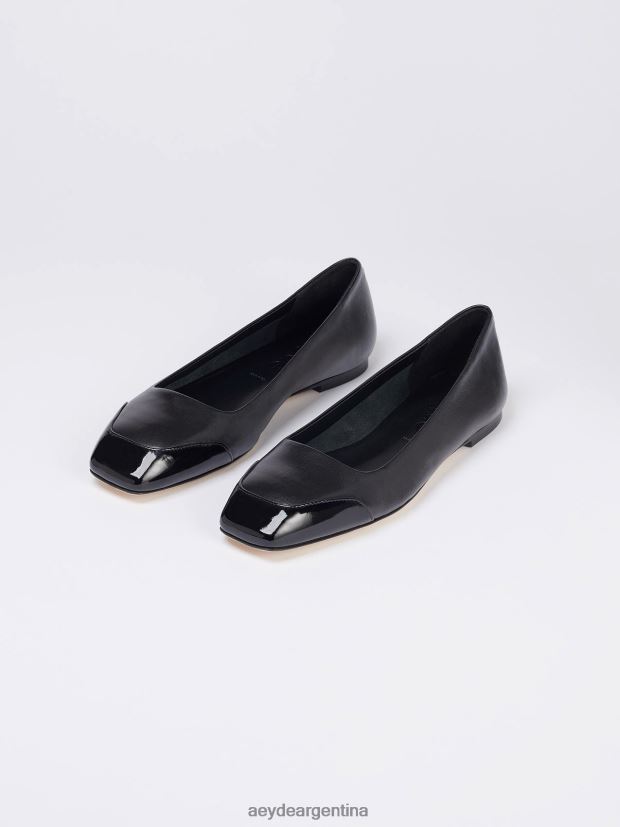 calzado Aeyde iris napa negra/charol 84XPRH183