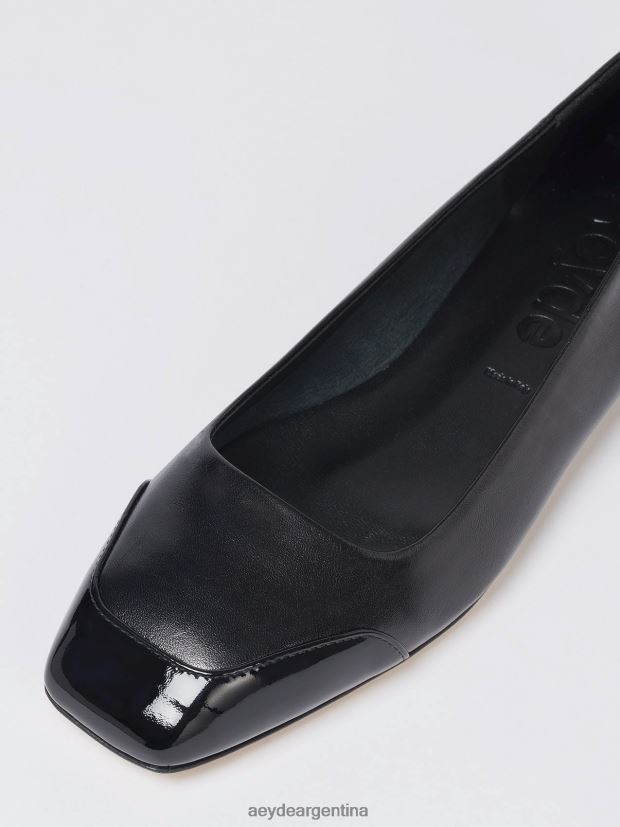 calzado Aeyde iris napa negra/charol 84XPRH183