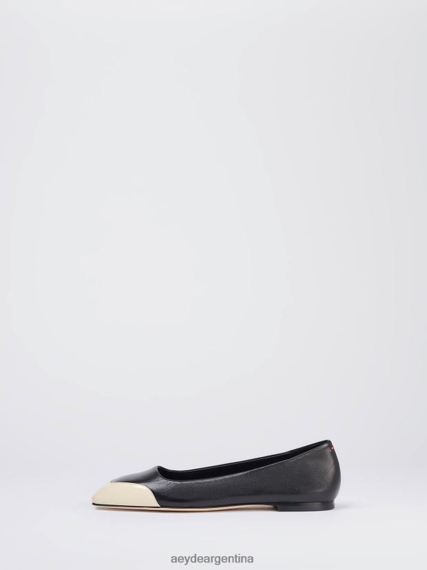 calzado Aeyde iris negro/napa crema/charol 84XPRH184