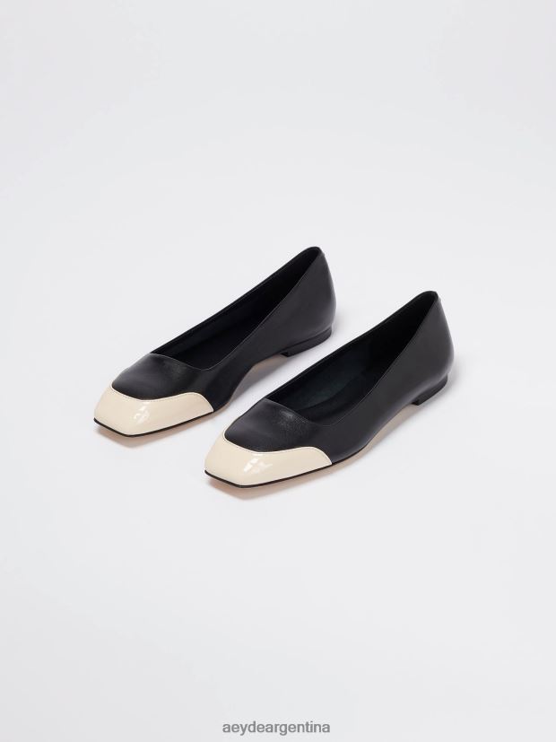 calzado Aeyde iris negro/napa crema/charol 84XPRH184