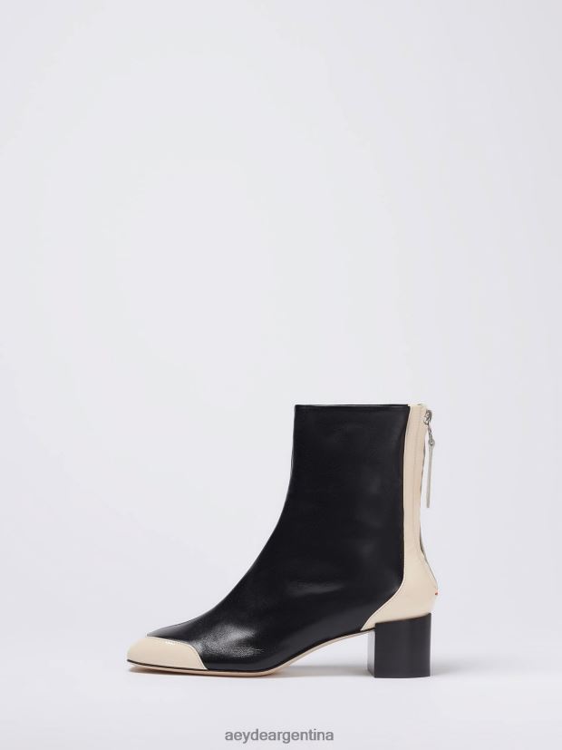 calzado Aeyde suki negro/napa crema/charol 84XPRH75