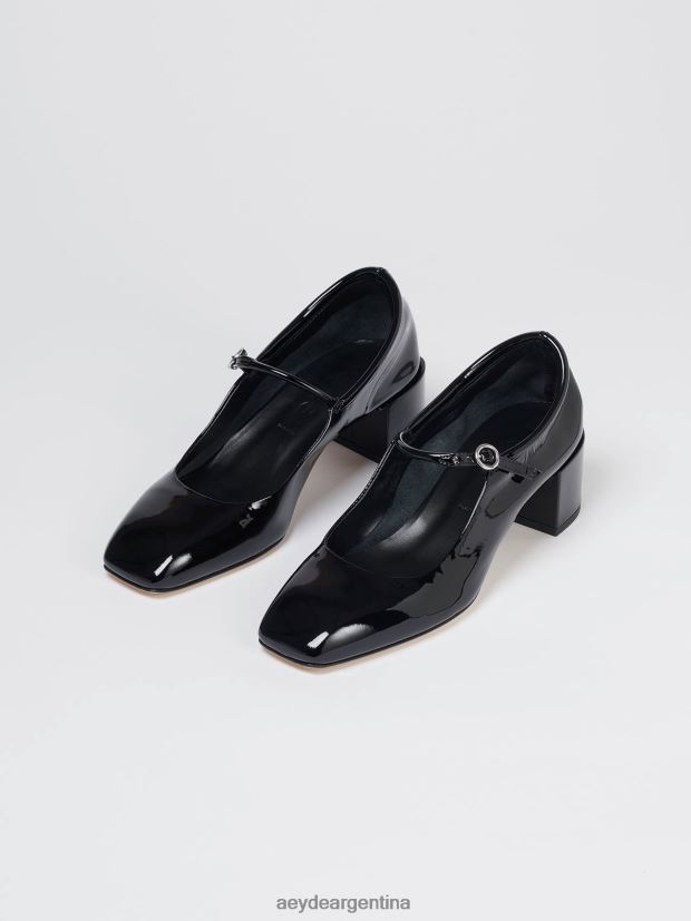 calzado Aeyde alinear charol negro 84XPRH204