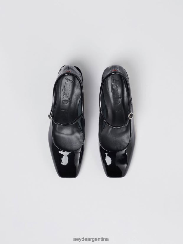 calzado Aeyde alinear charol negro 84XPRH204