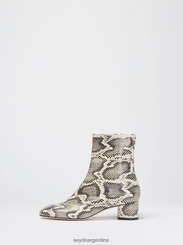 calzado Aeyde allegra serpiente cremosa 84XPRH68