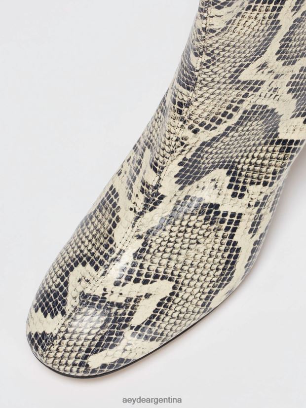 calzado Aeyde allegra serpiente cremosa 84XPRH68