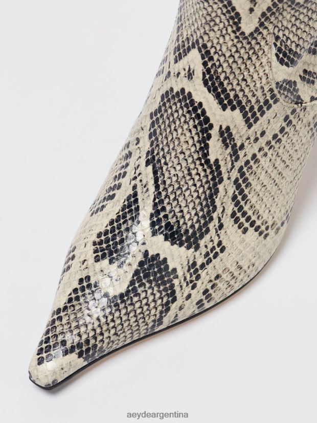 calzado Aeyde esme serpiente cremosa 84XPRH59