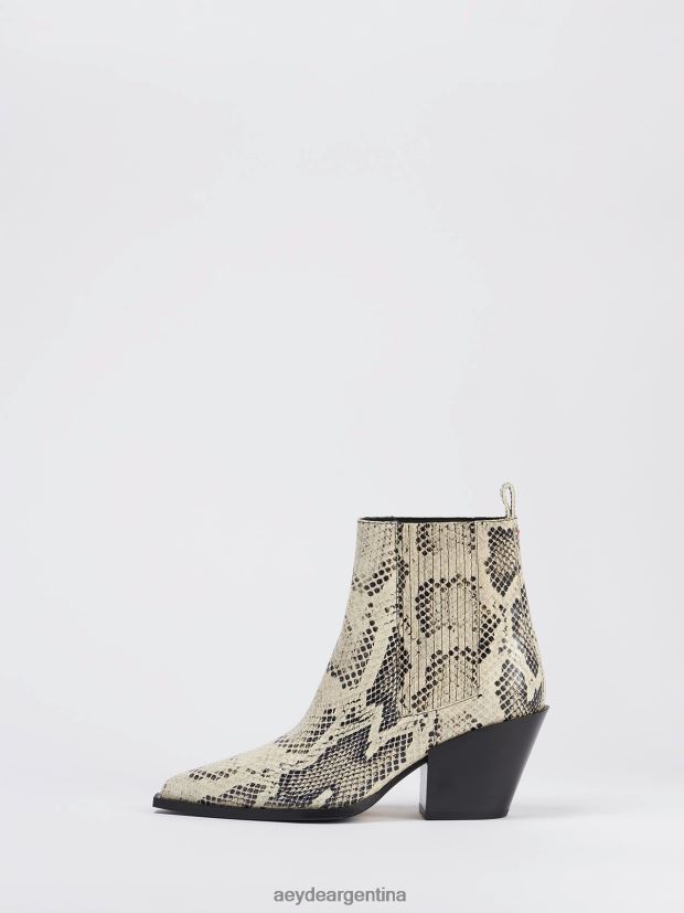 calzado Aeyde kate serpiente cremosa 84XPRH41