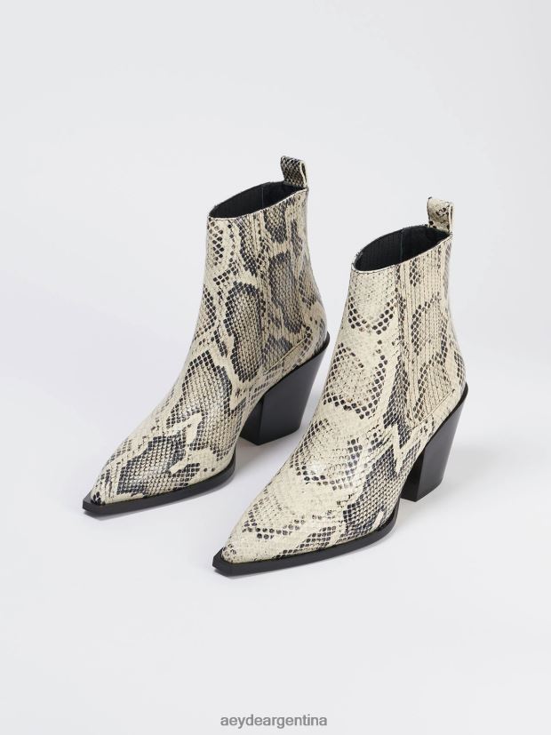 calzado Aeyde kate serpiente cremosa 84XPRH41