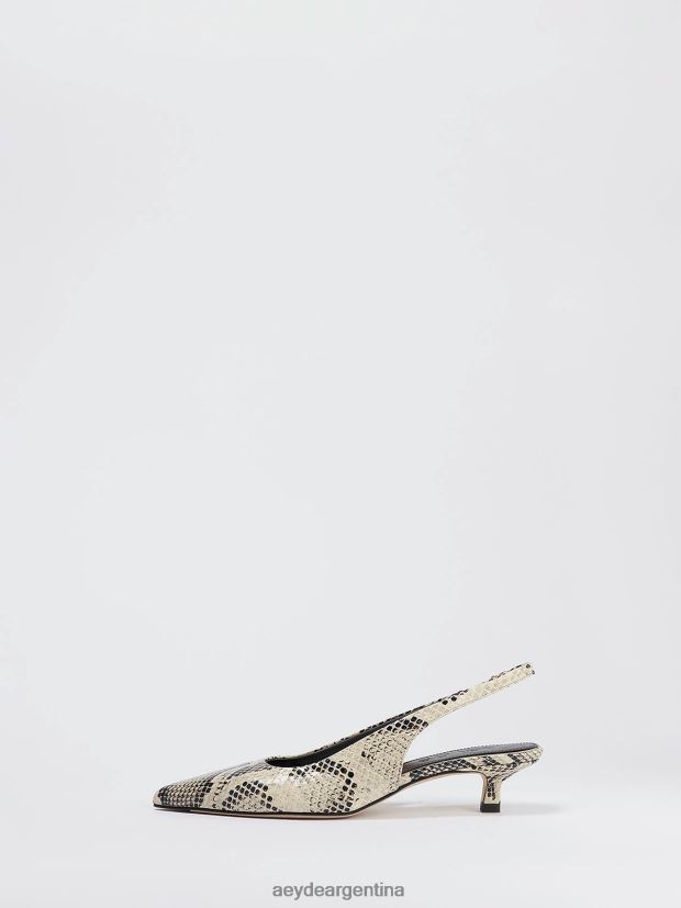 calzado Aeyde valeria serpiente cremosa 84XPRH230